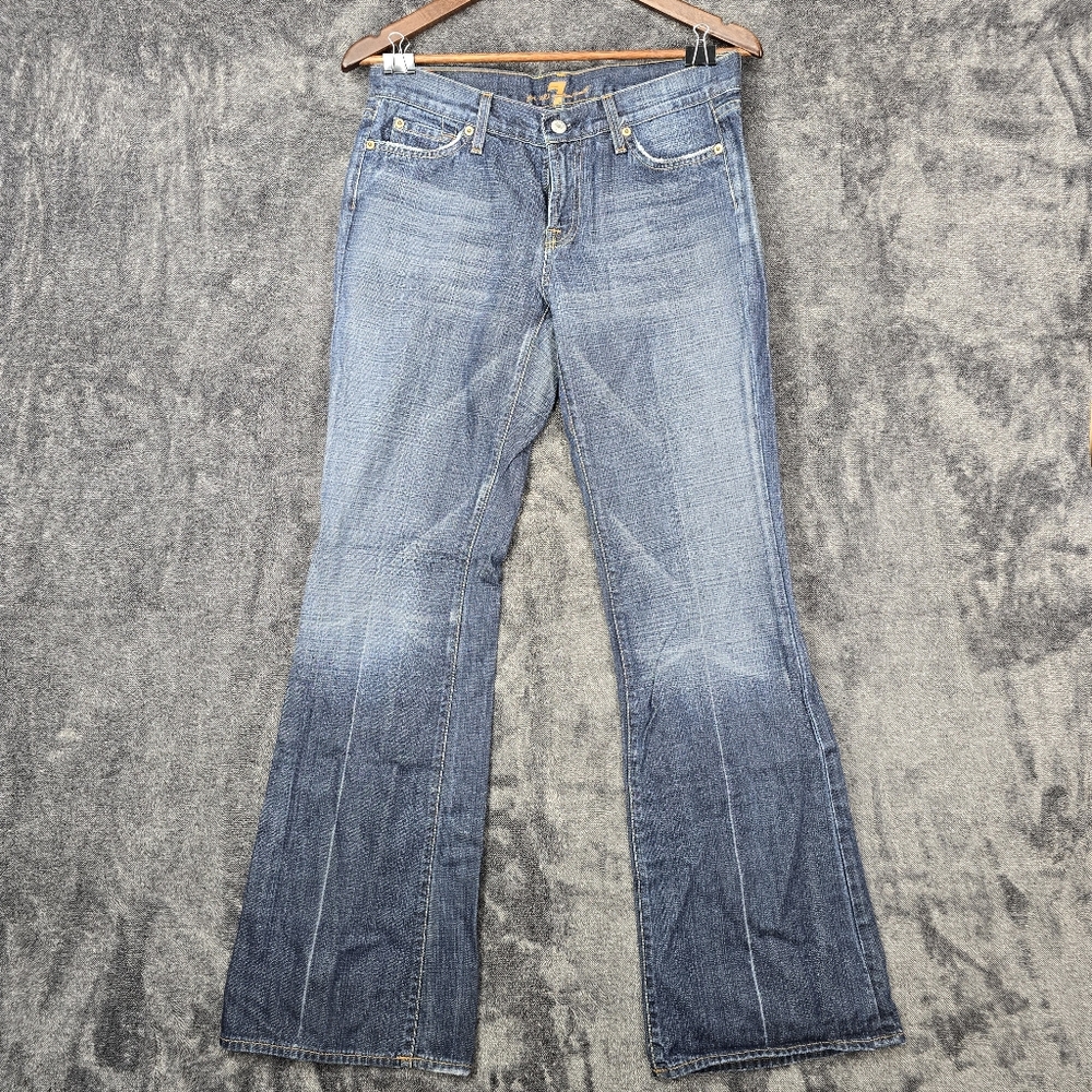 7 For All Mankind Jeans Size 30 Blue Flare